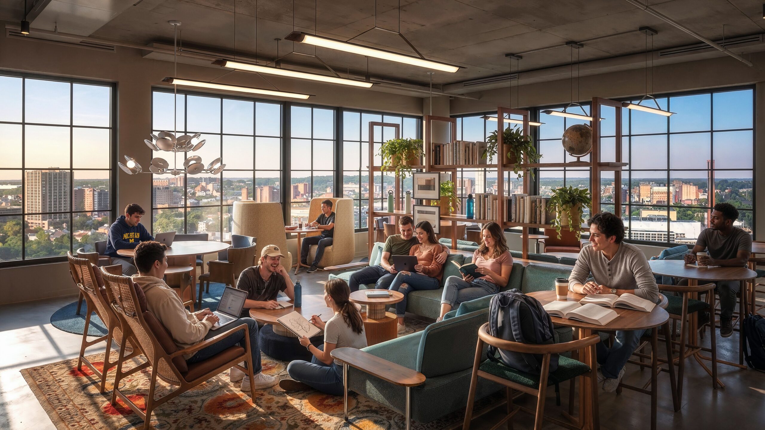 collaborative academic residence common room scaled