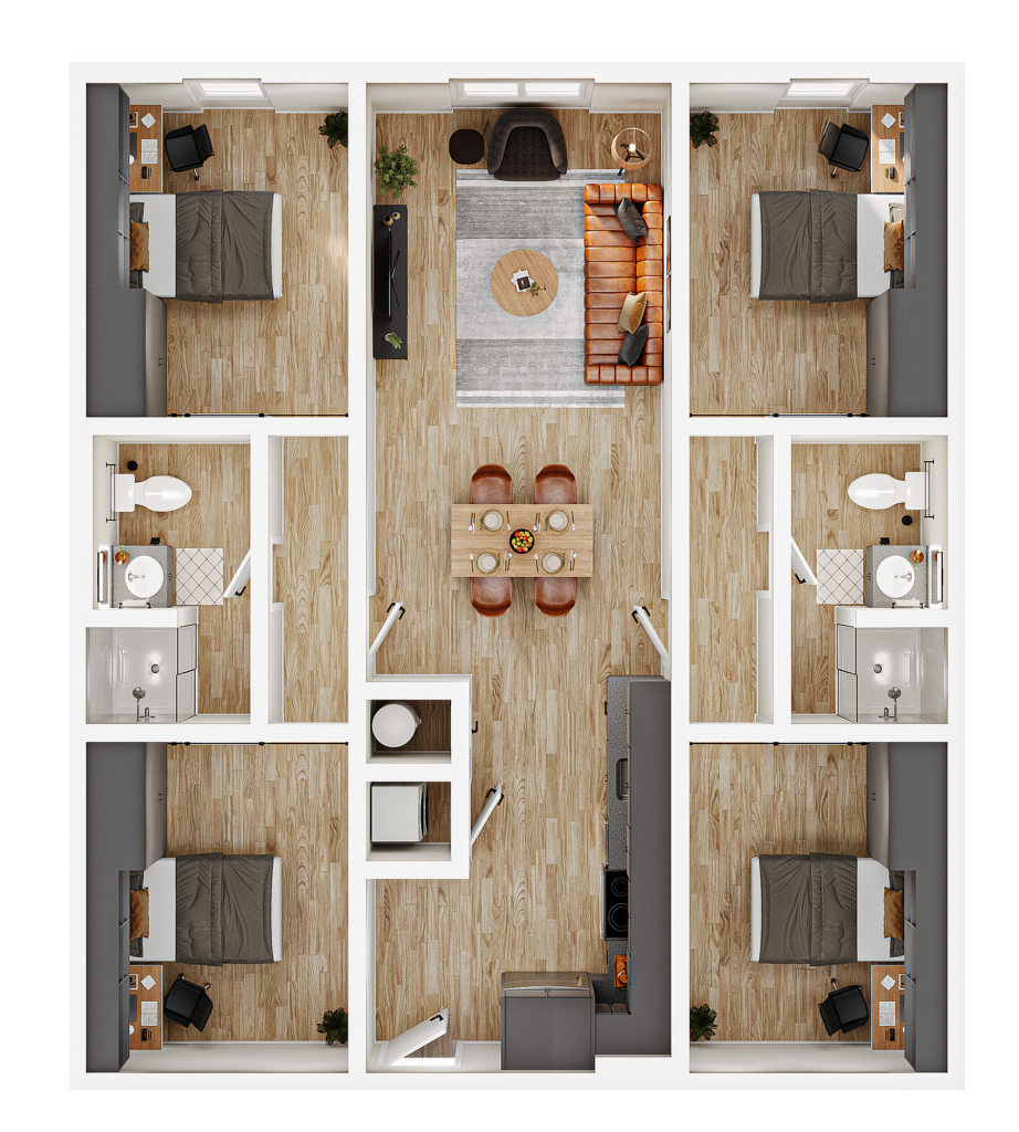 4BR/2BA – D1